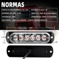 thumbnail image 3 of 2 Lateral Faro Led Barra Estrobo Patrulla 16 Funci Auto Moto, 3 of 8