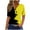Yellow-31, variant on Ultrave Plus Size Tops for Women Button Down Shirts Short Sleeve Casual Summer Outfits