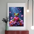 thumbnail image 2 of Diamond Art Kit for Adults, Frog With Heart On Flowers Diamond Painting for Adults Beginners, 5D DIY Diamond Art Painting Kits, Colorful Diamond Painting Craft for Home Decor 12x16, 2 of 7