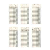 FeiFu Reading Log Bookmark Book Bookmark,Library Card Bookmark Book Accessories for Reading Lovers,Libraries Cards Book for Teachers,Students, Book Lovers white