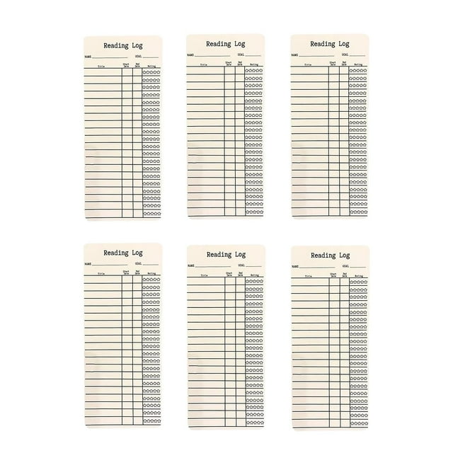 Btomtd 2025 Reading Bookmarks Reading Finder Reading Log Bookmarks, white