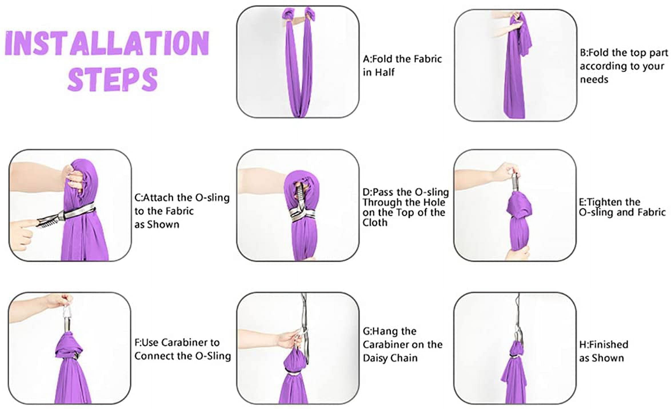Somnr Kids Sensory Hammock - Therapy Swing for Autism & ADHD, Indoor/Outdoor Use-Purple