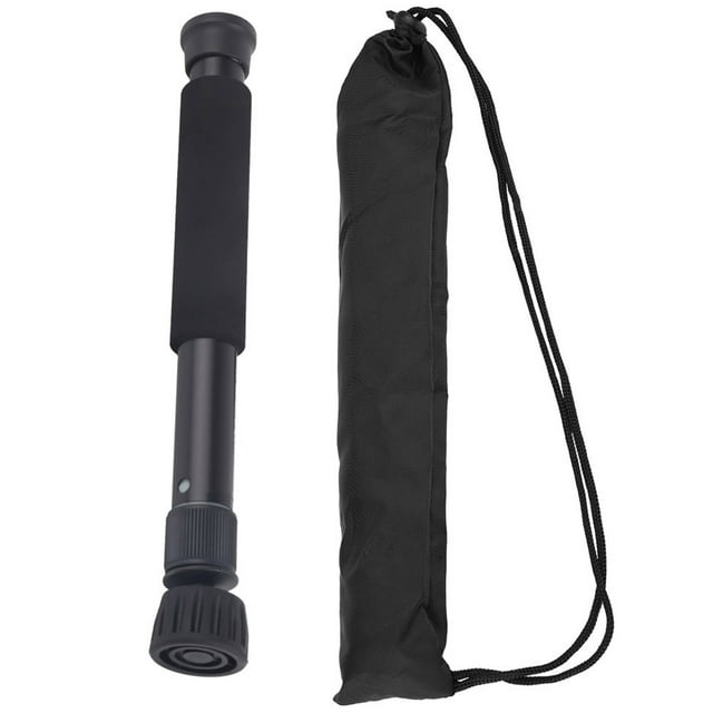 Mini monopié Jadeshay portátil de Altura ajustable para cámara color Negro