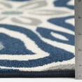 thumbnail image 2 of Loomaknoti Tecopa Kerin 2' x 7' Blue Geometric Outdoor Runner Rug, 2 of 8