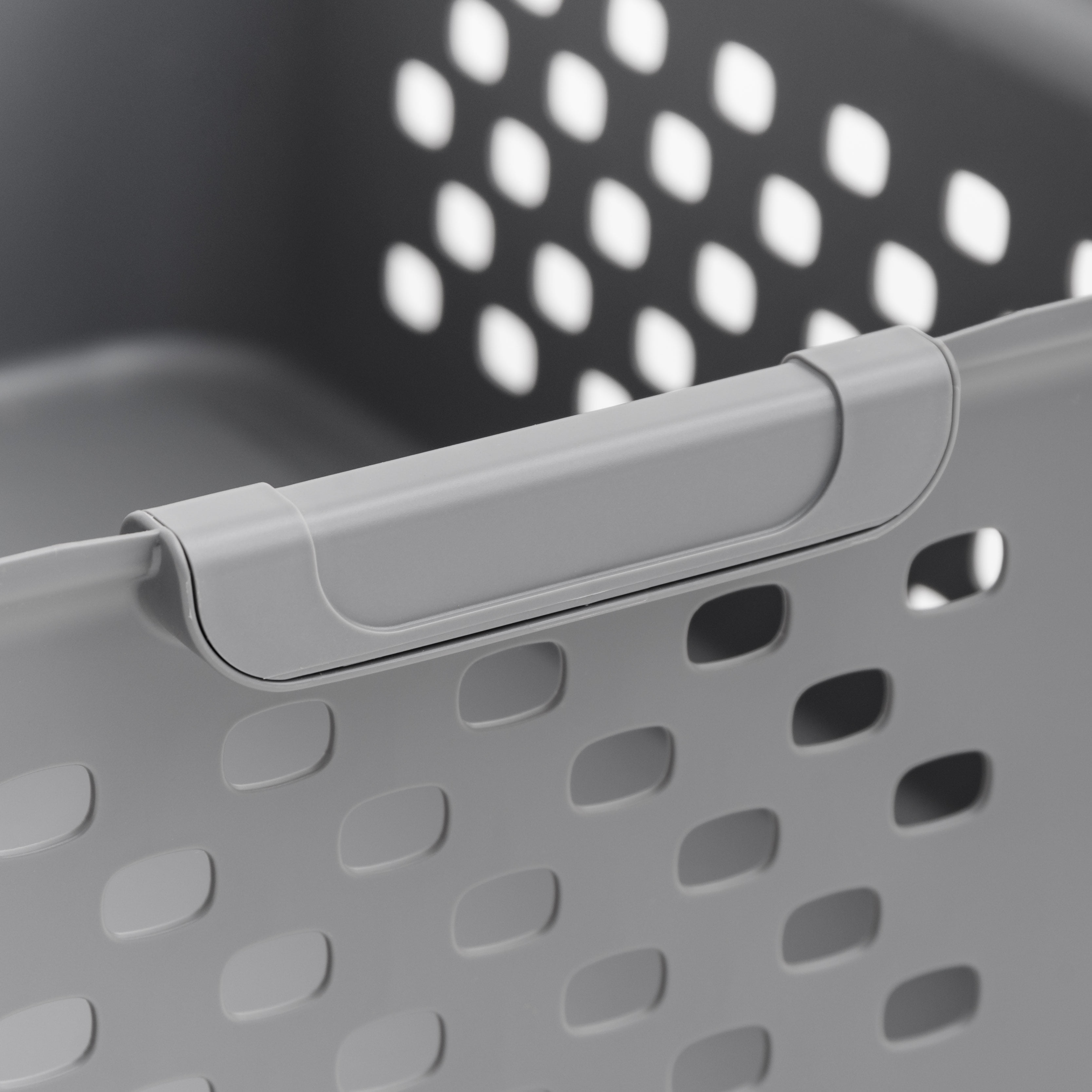 IRIS Small Organizer Storage Basket, Gray
