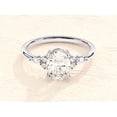 thumbnail image 5 of Moissanite Engagement Ring for Women Oval Clasic Promise wedding jewellery gift for her man, 5 of 5