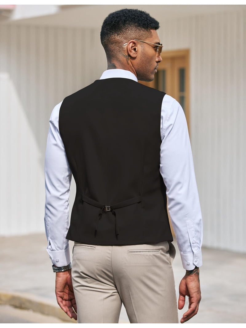 COOFANDY Mens Vest Formal Weatern Vintage 1920s Clothing Gatsby Suit Vest  St Patrick's Day Vest - Walmart.com