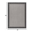 thumbnail image 2 of Indoor Outdoor Rug  5x7 Bordered Gray Modern Area Rugs For And Patios Kitchen Hallway Mats Washable Porch Deck Outside Carpet (bordered Grey 5 X 7), 2 of 9