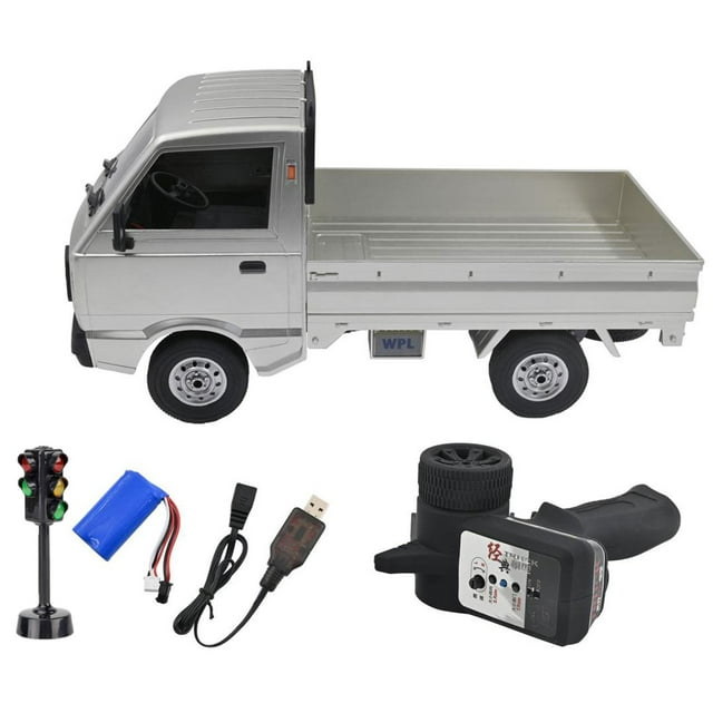 WPL D12 1/10 RC Car Toy Truck Crawler Control Remoto Regalo Baoblaze escala de coche rc
