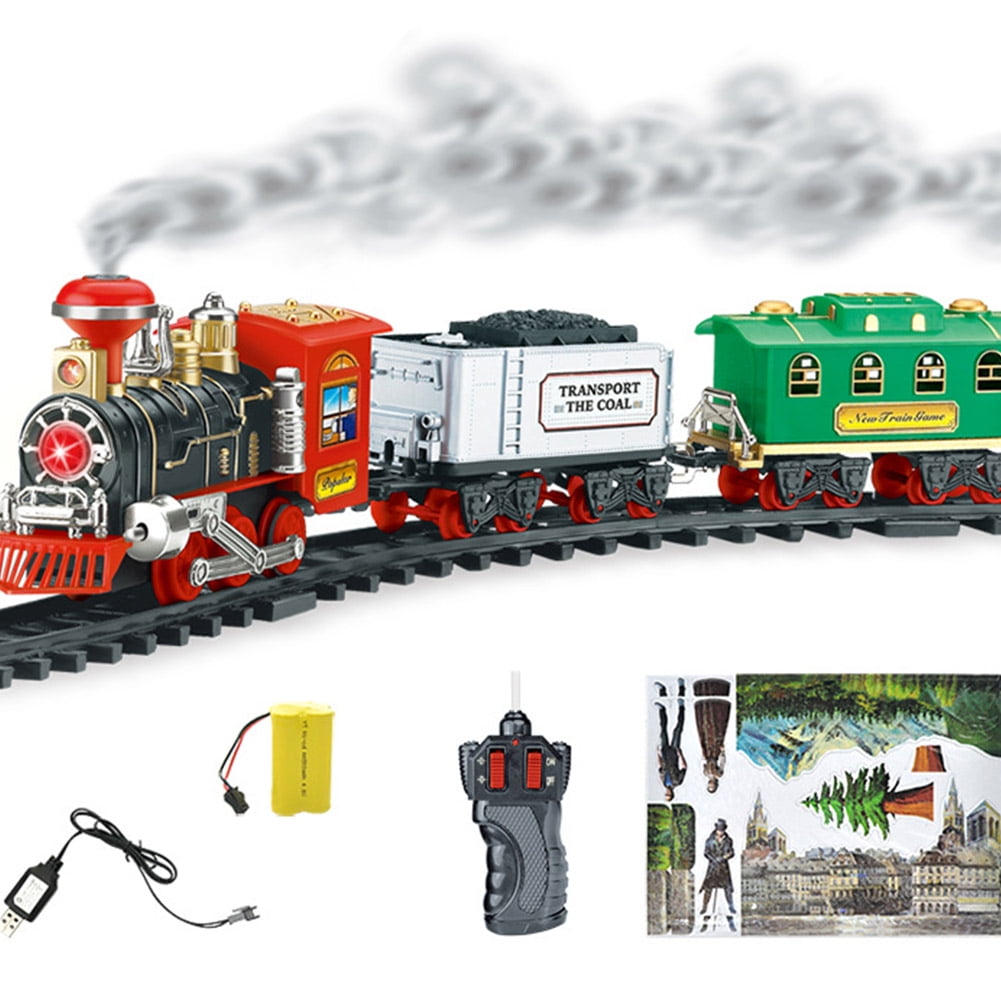 Remote control train set with smoke sale