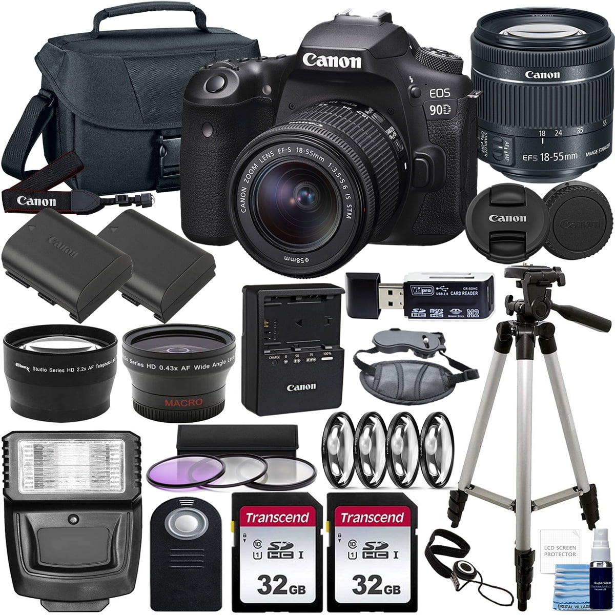 Canon EOS 90D DSLR Camera with EF-S 18-55mm Lens Nigeria Ubuy