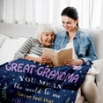 thumbnail image 3 of Great Grandma Gifts, Great-Grandma Blankets 50x60, Promoted to Great Grandma Gift, Gifts for Great Grandma, Mothers Day/Christmas/Birthday Gifts for Great Grandmother, Great Grandma Gift, 3 of 6