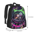thumbnail image 2 of Rick And Morty Backpack For School Anime Bookbag Lightweight School Bags Satchel Back Packs, 2 of 2