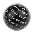 thumbnail image 4 of lahomia 100 Sides Polyhedral Dice Toys Multi Sided Acrylic Dices for Table Board White-1, 4 of 8