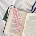 thumbnail image 4 of Kdxio Red Football Print Metal Tassel Bookmarks,Perfect Gift for Art Lovers and Bookworms Metal Bookmarks for Women, 4 of 8