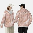 thumbnail image 6 of Easygdp Rose Gold Glitter Splatter Lightweight Long Sleeve Sun Shirt Sports long-Sleeved Sun Protective Clothing, Quick Drying Breathable - 3X-Large, 6 of 9