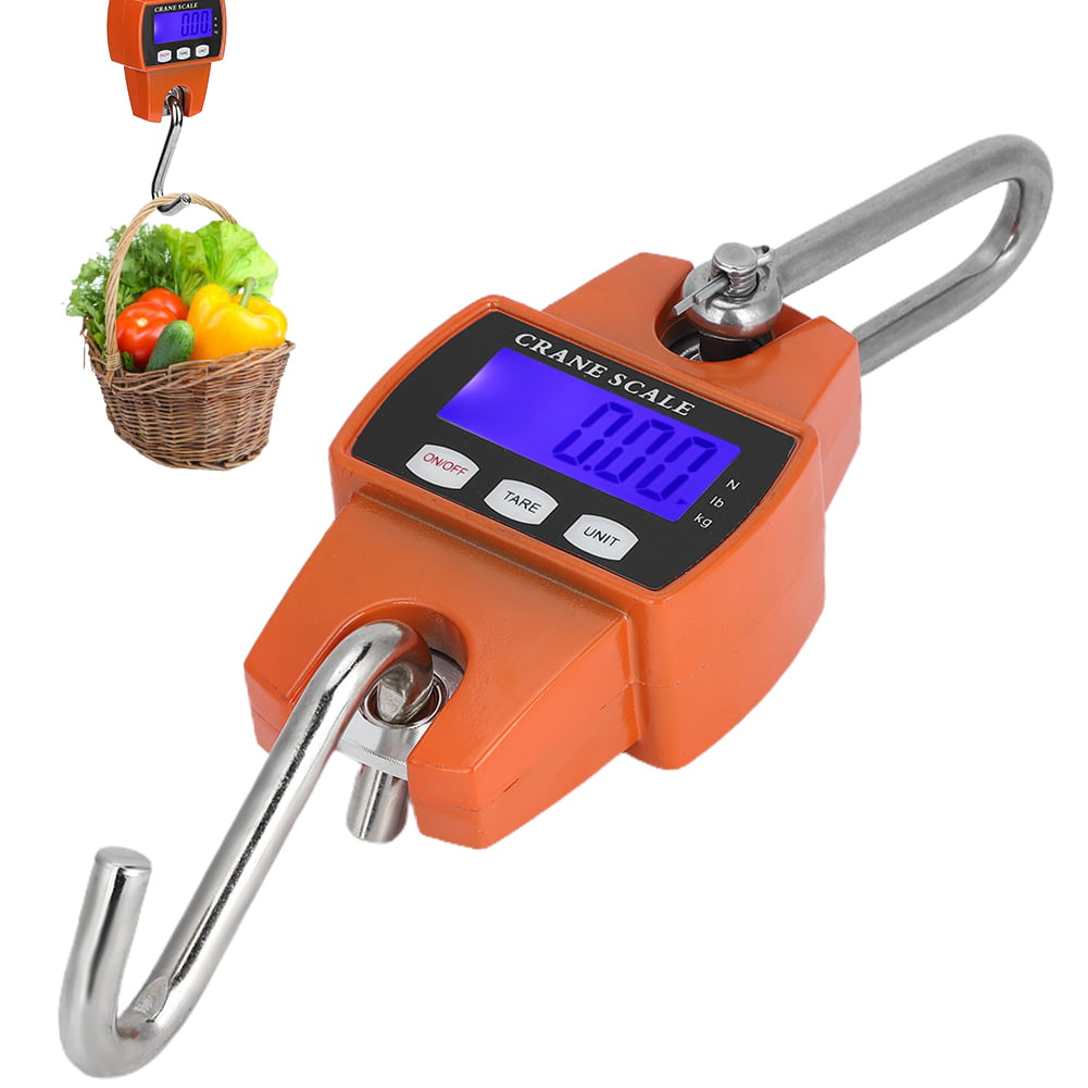 Olayer 300KG Electronic Digital Portable Hanging Crane Scale LCD Display