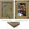 thumbnail image 2 of Five Generations Picture Frame Wood Photo Frames Engraved Display Tabletop Postcard Frame DIY, 2 of 9