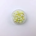 thumbnail image 4 of U8MO 1600pcs DIY AB Color Imitation Pearl Spacer Beads Craft ABS Plastic Loose Beads-Orange-1600pcs / bag, 4 of 9