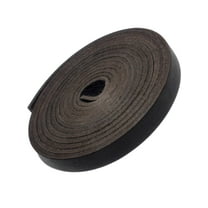 TOFL Genuine Top-Grain Leather Strap | 72 Inches Long | 3/8 Inch Wide | 1/8 Inch Thick (7-8 oz) | 1 Leather Strip for DIY Arts & Craft Projects, Clothing, Jewelry, Wrapping | Dark Brown