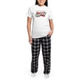 thumbnail image 5 of CafePress - But First Eggnog Women's Light Pajamas - Women's Short Sleeve Print T-Shirt and Pants Light Cotton Pajama Set, 5 of 7