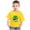 Yellow, variant on Wavsuf Kids T-Shirts for Boys Summer Printed Crew Neck Casual Black Shirts Size 4-5 Years