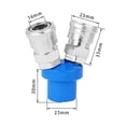 thumbnail image 1 of Pneumatic Fitting Multi Splitter Manifold Air Compressor Fitting Coupling Multi Hose Coupler Quick Connect, 1 of 5