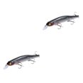 thumbnail image 2 of Advancent Señuelo artificial Swimbait Hook Hard Bait 3D Eyes Señuelo de hundimiento lento Crankbait Aparejos de pesca Wobblers Crankbaits Carp Bass Type1 NO1 Advancent CBP151166, 2 of 6