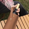 thumbnail image 4 of Sac à Vin en Cuir Sac à Main en Cuir Sac de Protection pour Bouteille de Vin Sac à Vin Cadeau Sac d'Emballage en Cuir Rouge, Sac à Vin en Cuir, Sac de Transport pour Bouteille de Vin à la Mode en Solde, 4 of 6
