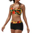 thumbnail image 1 of Conjunto de bikini con estilo para mujer, traje de baño de dos piezas, traje de baño sólido, ropa de playa OAVQHLG3B Store lin121212, 1 of 4