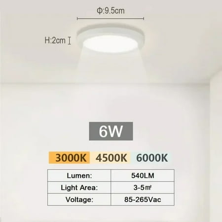 

LIGJUN Three-color Stylish modern and elegant Ceiling Light Chandelier - The perfect lighting solution for home offices hallways balconies and aisles - Surface installation required t