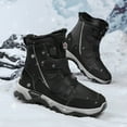 thumbnail image 6 of Men'S High-Top Winter Snow Boots with Thick Rubber Sole & Warm - All-Season Hiking Boots with Hook-and-Loop Closure, Color Options, 6 of 9
