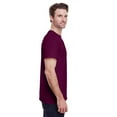 thumbnail image 4 of Gildan Men’s Short Sleeve Crew T-Shirt of 100 Ultra Cotton - Soft, Classic Fit Tee - Maroon, L, 4 of 5