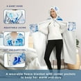 thumbnail image 3 of Mimi Wearable Blanket Hoodie Sherpa Fleec, Christmas Gifts for Mimi Grandma Birthday Presents Ideas Grandmother Oversized Blanket Hoodie Gifts for Mothers Day, 3 of 6