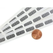 Mini Zebra 0.25" x 0.625" PIN Rectangle Scratch Off Labels - 100 Labels