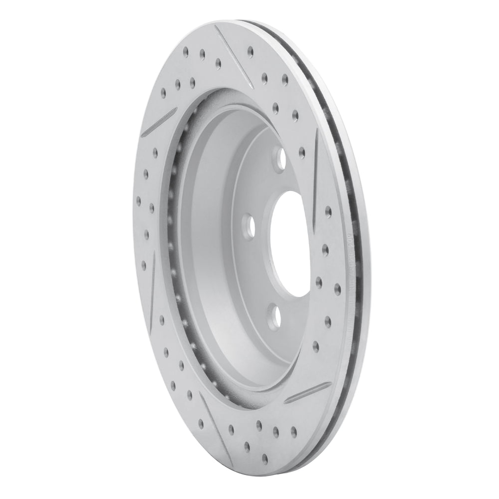 Dynamic Friction Company 830-54037L DFC Geoperformance Rotor - Drilled and Slotted