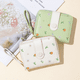 thumbnail image 1 of Cartera de mujer, cartera corta para niña, tarjetero para estudiante, monedero con cremallera, 1 of 5