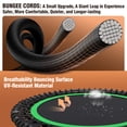 thumbnail image 3 of Rebounder Trampoline 40" for Adults 400LBS Heavy Duty Mini Fitness Trampoline with 4 Level Adjustable Handle Foldable Waterproof Indoor Outdoor Exercise, 3 of 10