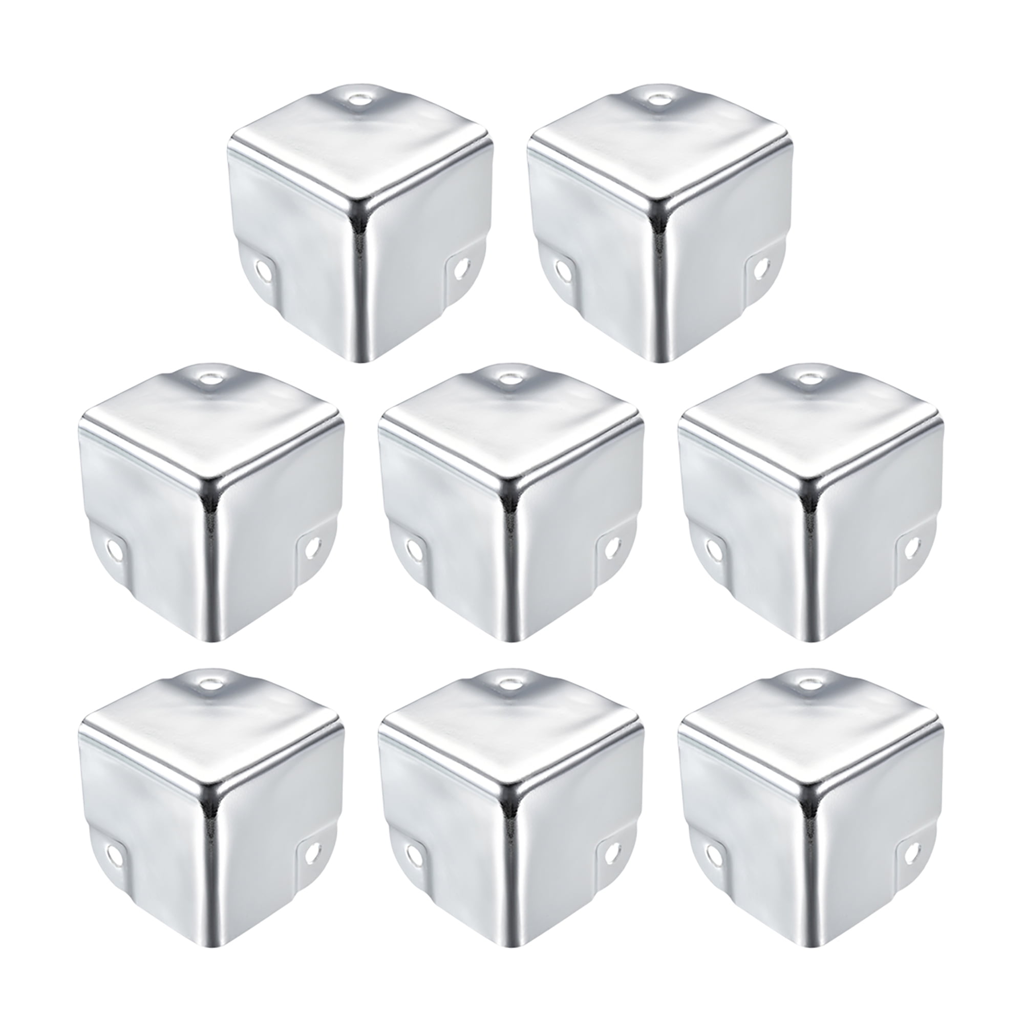 Metal Box Corner Protectors Box Edge Guard Protector 35x35x35mm Silver