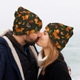 thumbnail image 5 of Hirioo Festive Squirrels Dark Forest for Men's Knit Cuffed Beanie for Outdoor Activities Unisex, 5 of 6