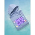 thumbnail image 3 of Drama Queen Quote Hoodie Women -Image by Shutterstock, Female Small, 3 of 4