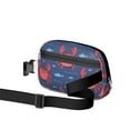 thumbnail image 2 of Cross Body Bag for Sports Enthusiasts Commuters Fashionable Waterproof Fanny Pack with Adjustable Strap for Casual Running Hiking Cycling Marine Adorable Crab Sporty Waist Pack, 2 of 7