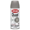 Krylon Dual SuperBond Paint + Primer Spray Paint, Gloss, Classic Gray, 12 oz.
