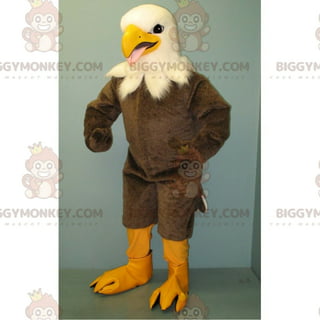 BIGGYMONKEY Female Eagle Mascot Costume with Pink Set.