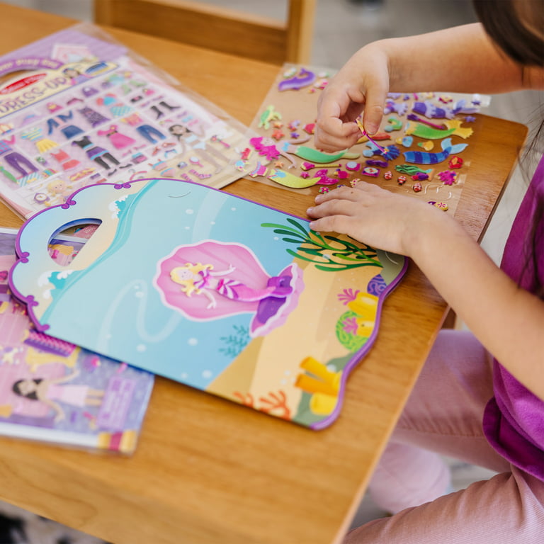 Melissa & Doug Sticker Collection and Coloring Pads Set: Princesses,  Fairies, Animals, and More - FSC-Certified Materials 