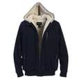 thumbnail image 2 of Gioberti Mens Sherpa Lined Full Zip Fleece Contrast Hoodie Jacket, 2 of 5