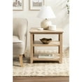 thumbnail image 3 of Kate and Laurel Broadbridge Modern Tiered Rectangle Side Table, 23 x 18 x 24, Light Natural, Transtional Three-Tier Wooden Nightstand with Storage for Use as Living Room End Table, 3 of 10