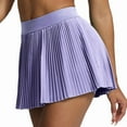 thumbnail image 2 of Pleated Tennis Skirts with Inner Shorts High Waist Golf Skorts for Women with Pockets Athletic Skorts Dreamy Purple L, 2 of 7