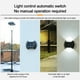 thumbnail image 4 of Aplique solar de pared | Aplique solar para exteriores | Iluminación hacia arriba y hacia abajo | Resistente al agua IP65 | Decoración moderna para el hogar, jardín y porche | Juego de 4, 4 of 8