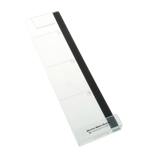 Tablero de mensajes para notas adhesivas con forma de tarjeta de identificación y soporte para teléfono. Izquierda